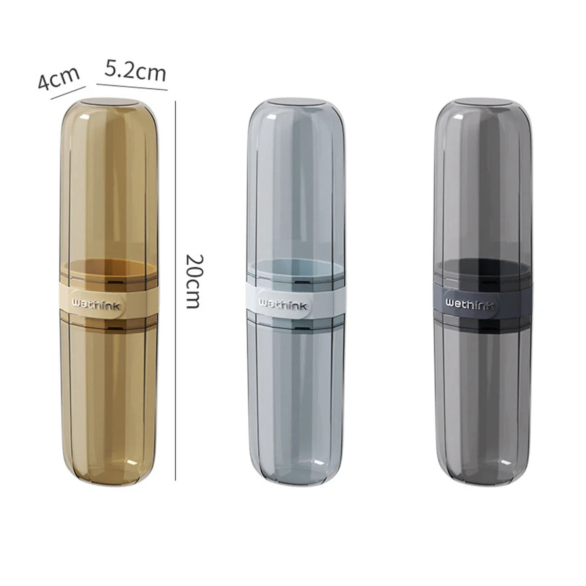Large Portable Toothbrush Holder Case