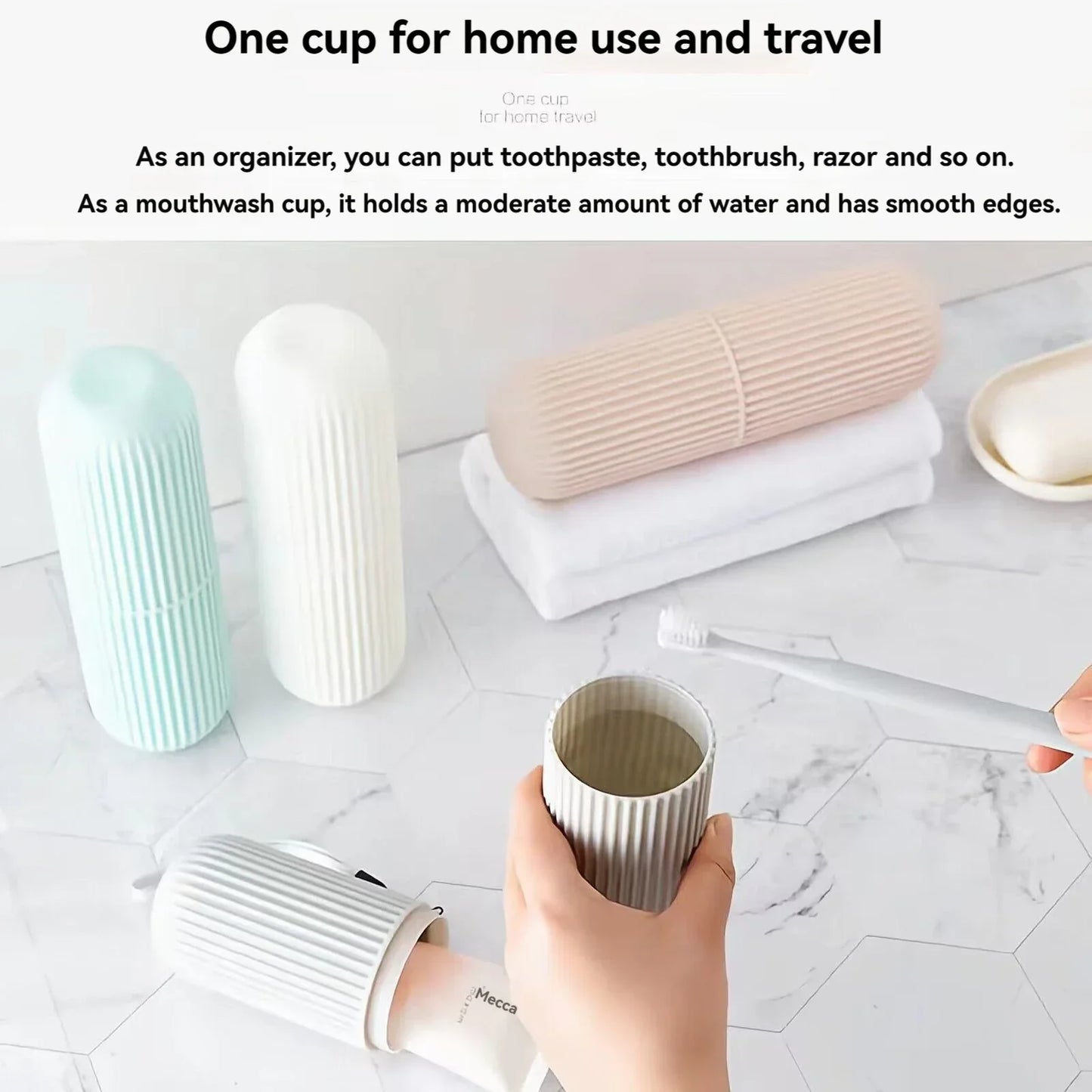 Large Portable Toothbrush Holder Case