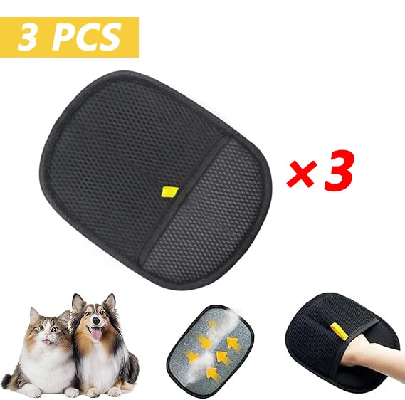 Reusable Pet Hair Removal Gloves โ Grooming & Static Fur Remover