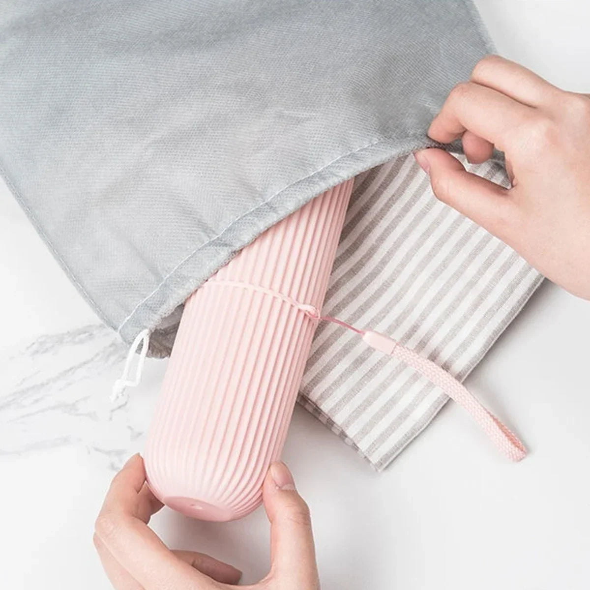 Large Portable Toothbrush Holder Case
