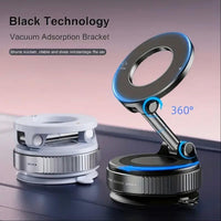Car Mount Electric Vacuum Magnetic Holder Foldable Strong Suction Stand