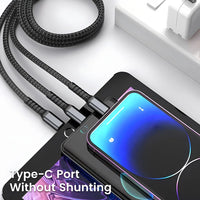 100W USB Charging Cable 3-in-1