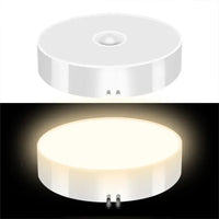 PIR Motion Sensor LED Night Light USB Rechargeable Night Lamp