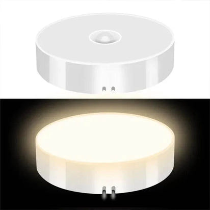 PIR Motion Sensor LED Night Light USB Rechargeable Night Lamp