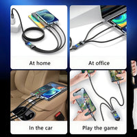 100W USB Charging Cable 3-in-1