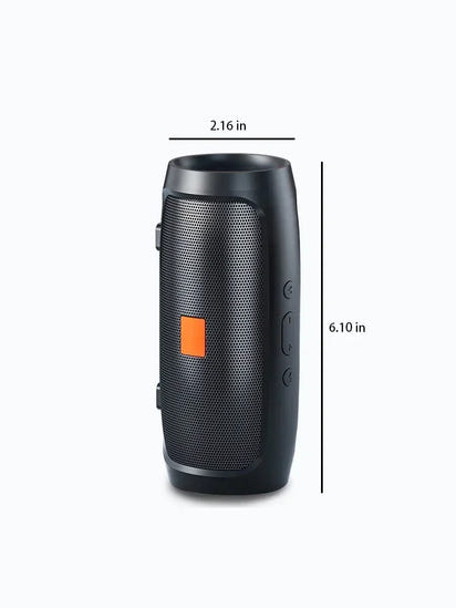 Portable Bluetooth Speaker with Dual Stereo, FM Radio, TF/USB Playback, and Subwoofer Sound