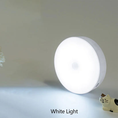 PIR Motion Sensor LED Night Light USB Rechargeable Night Lamp
